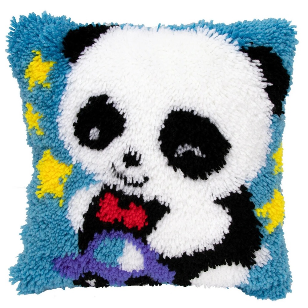 Panda diy latch hook kit